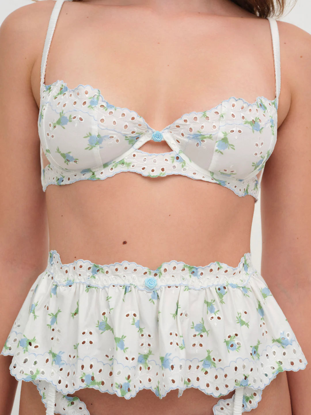 Budding Blossom Garter Belt & Panty