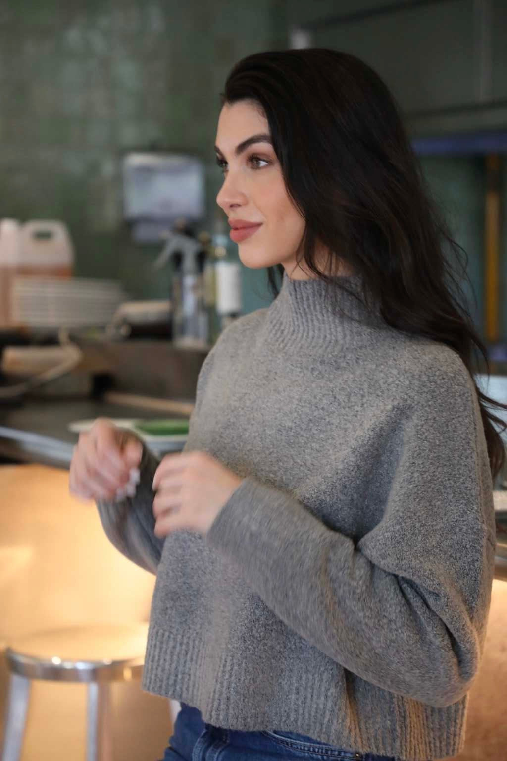 Evie Sweater Pullover Grey