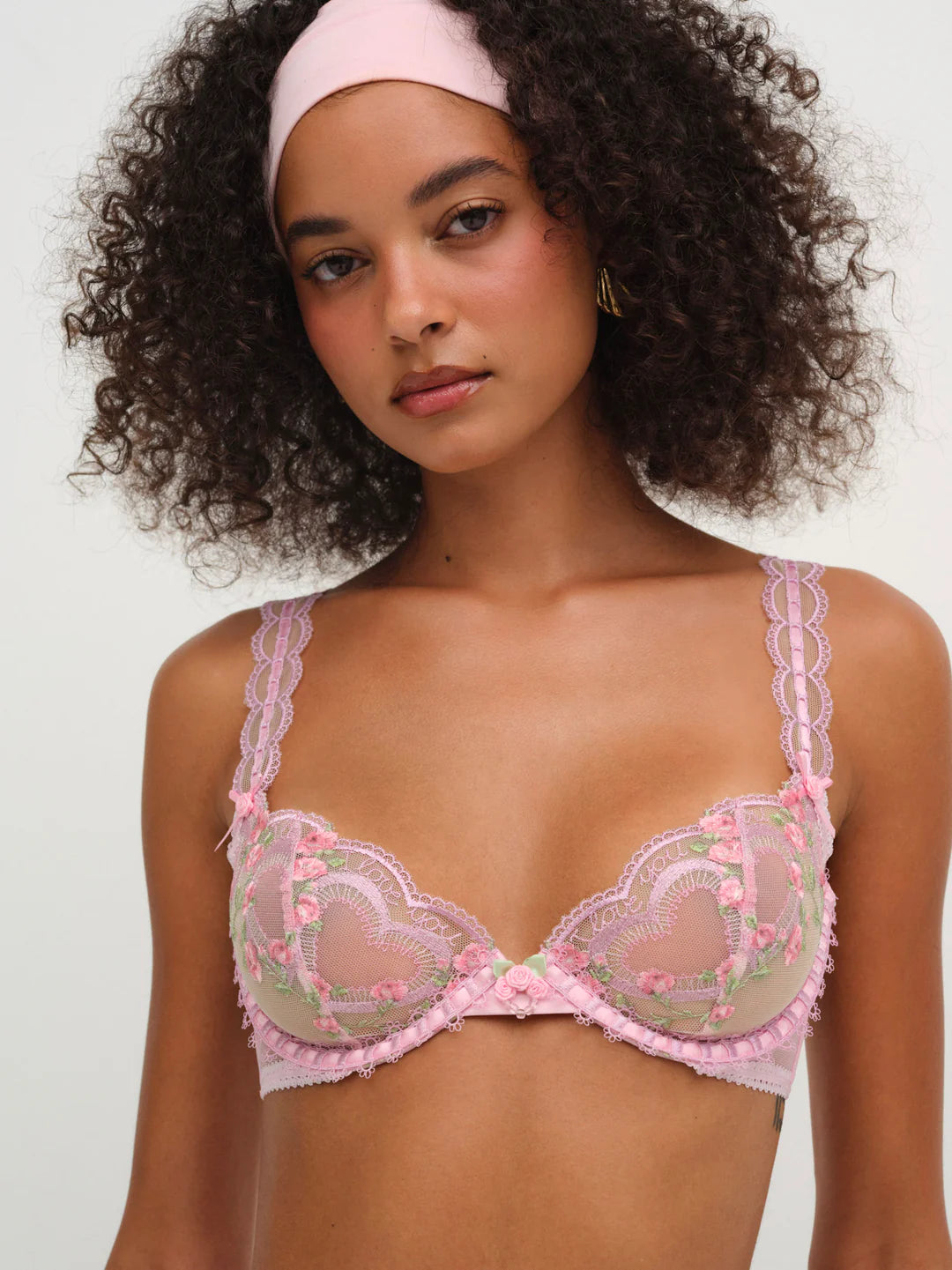 Ily Embroidered Underwire Bra
