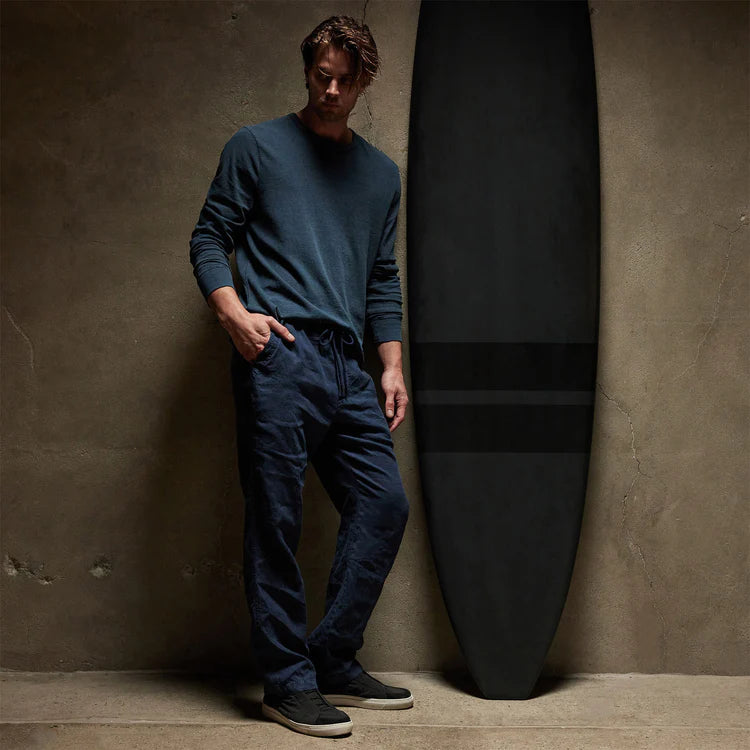 Slub Jersey Long Sleeve Crew