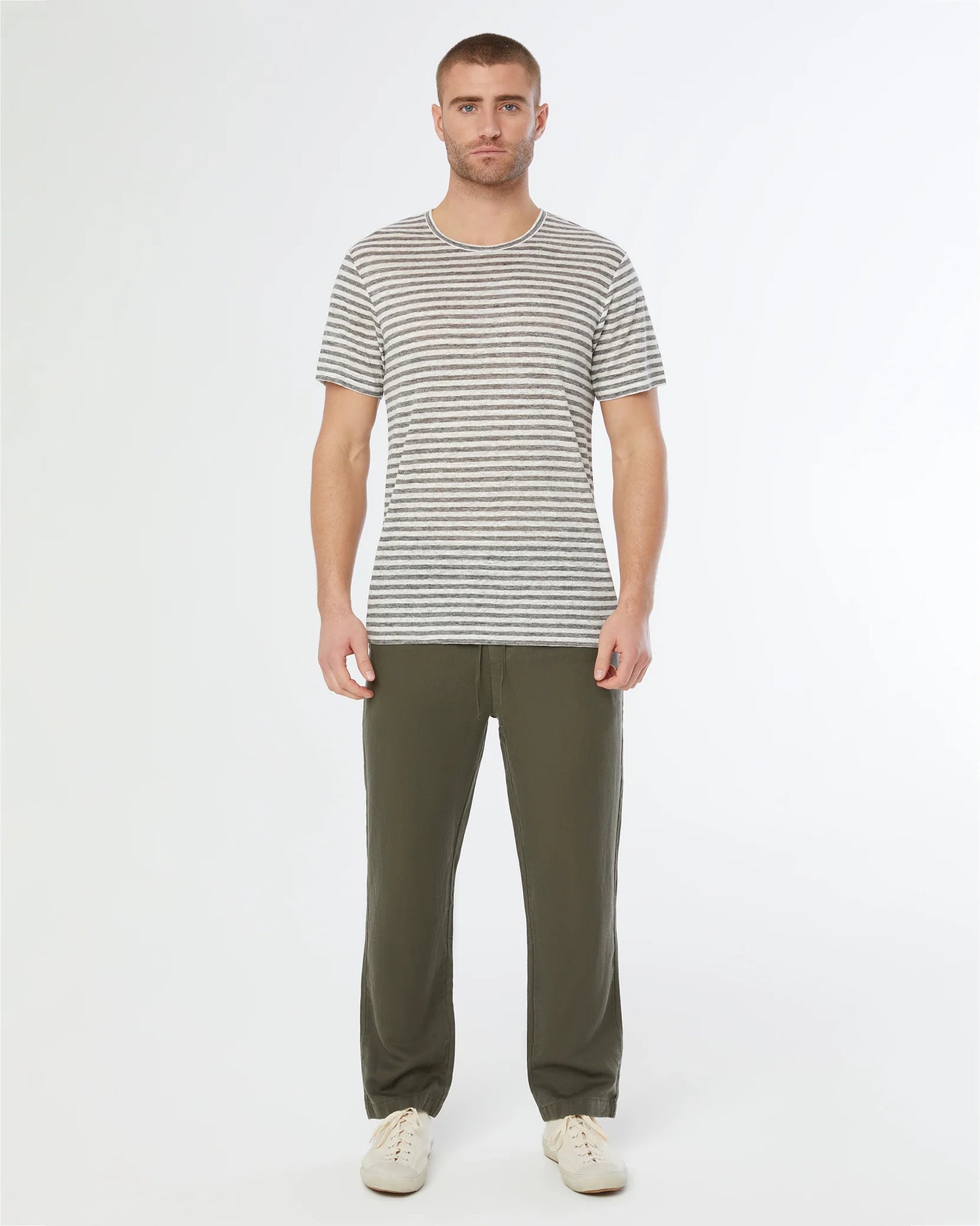 Garment Dyed Twill Pull-On Pant