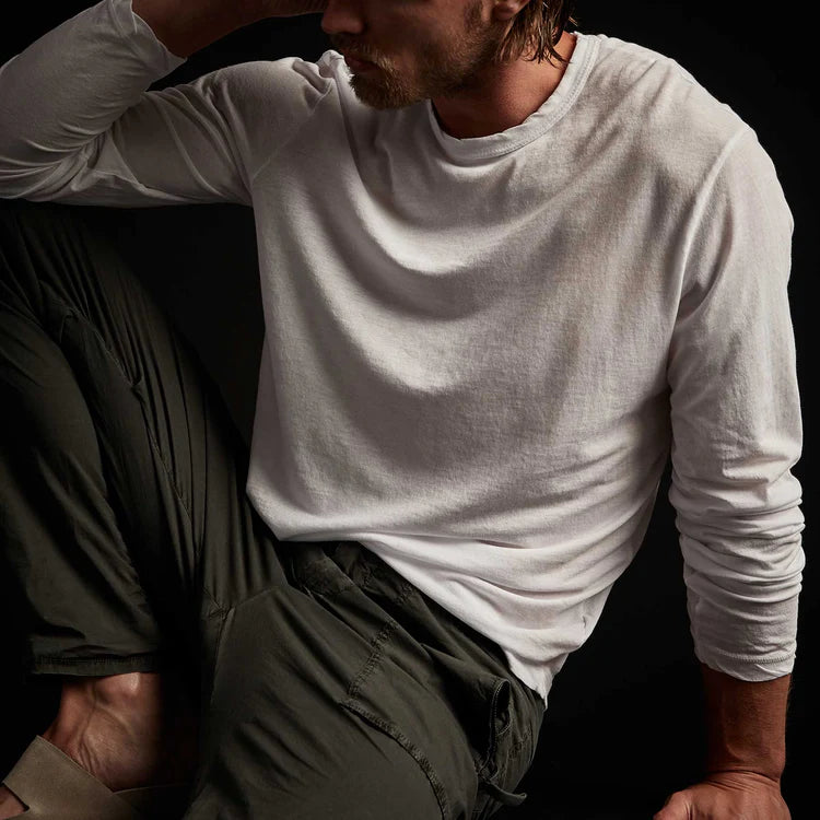 Shirttail Hem Crew