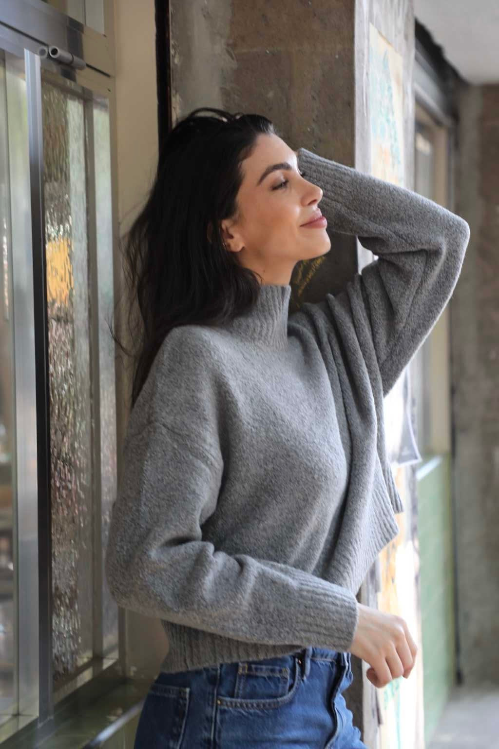Evie Sweater Pullover Grey