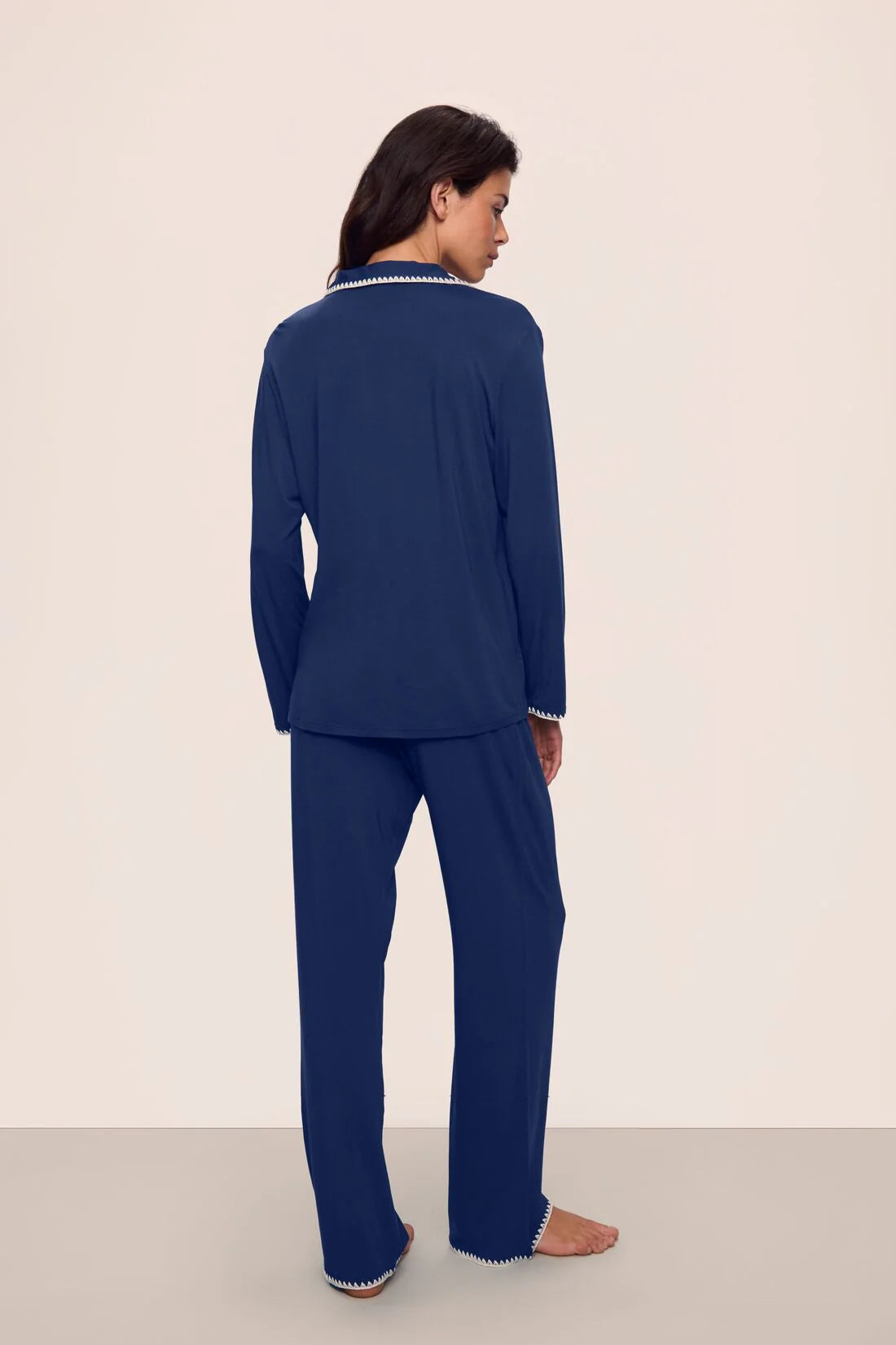 Frida Long PJ Set Navy