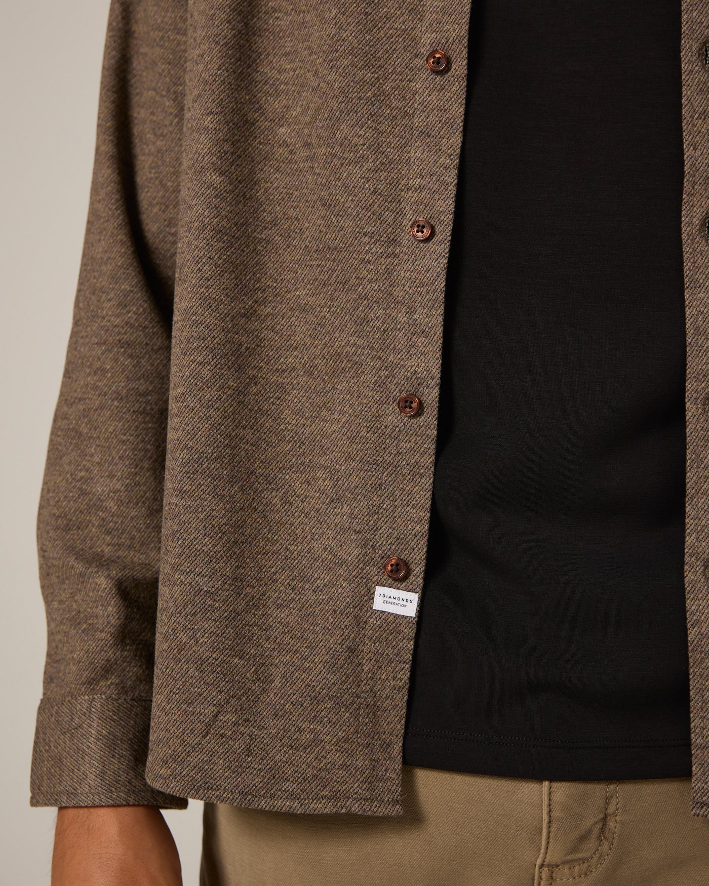 Generation Knit Shirt Brown