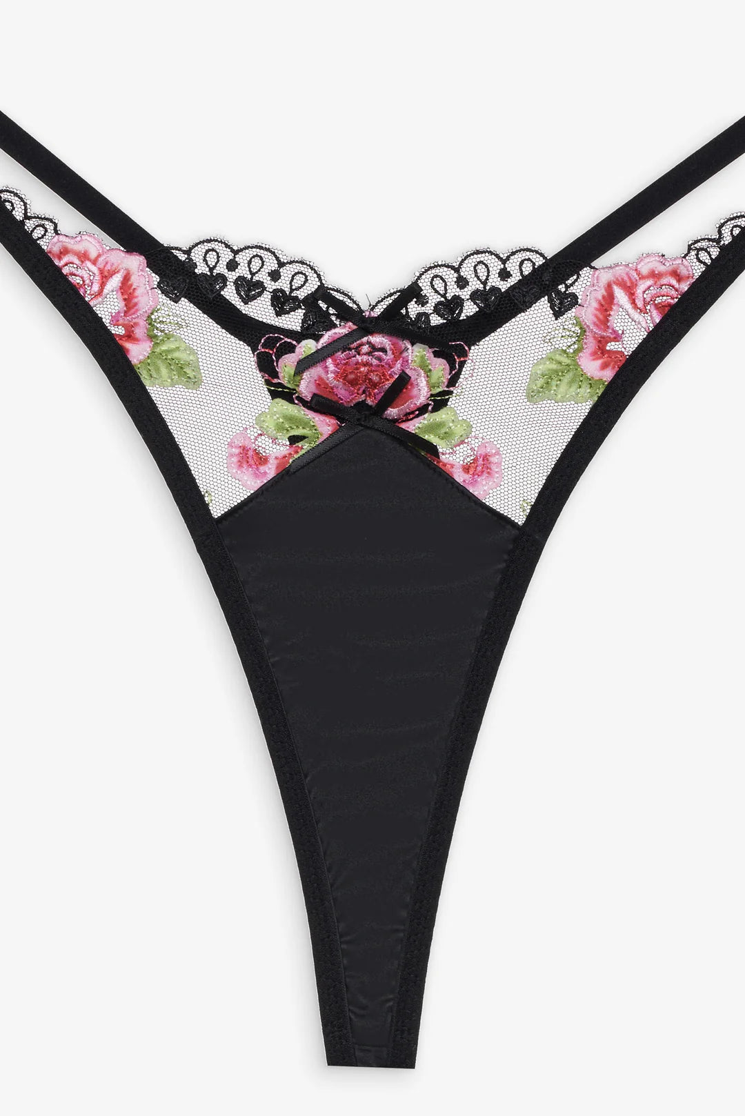 Love Garden Thong & Suspender Belt