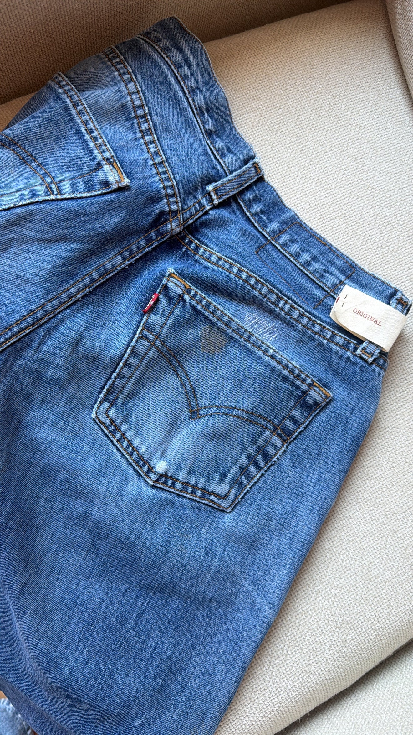 The Indigo 501 (Authentic Levi’s, sourced in LA)