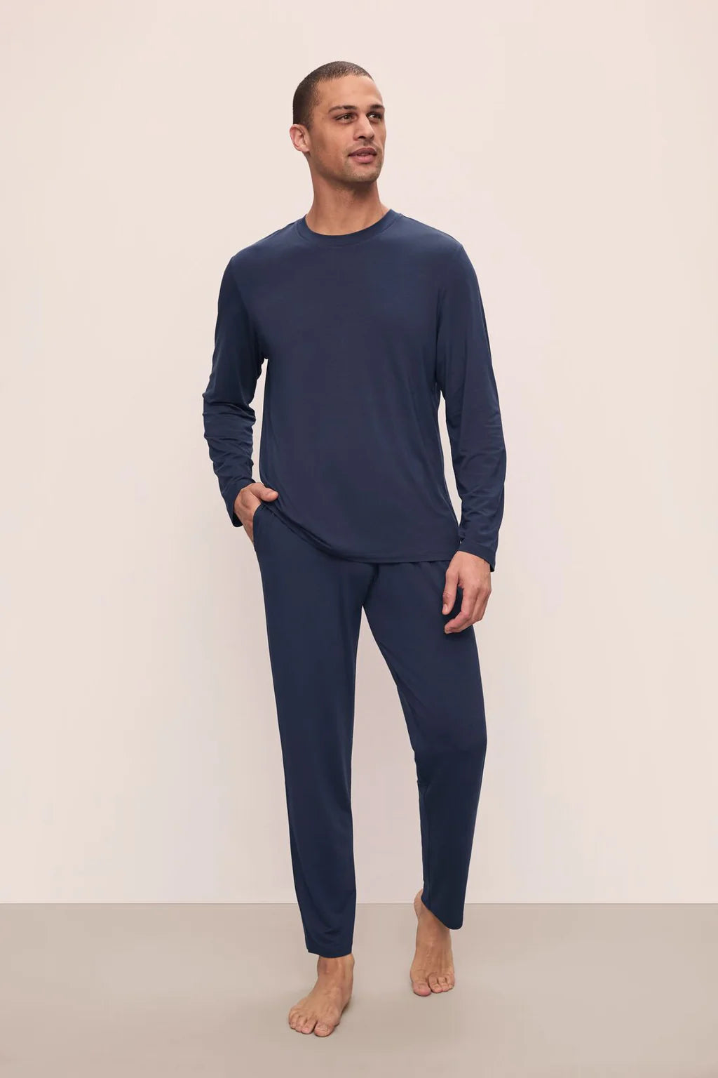 Henry Pj Longsleeve Navy Set