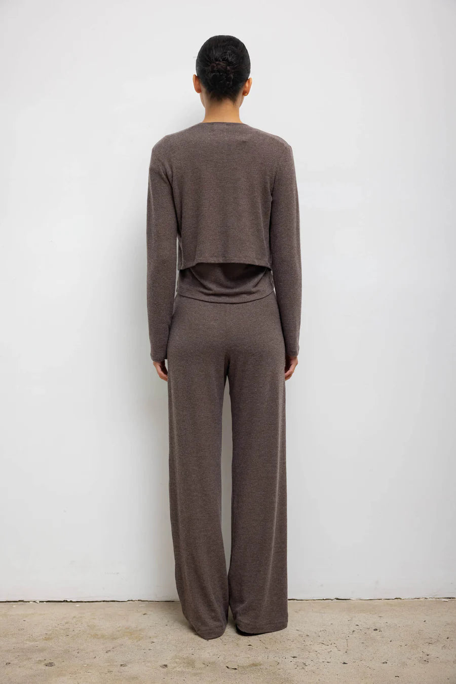 Lauren Crop Cardigan II Brown