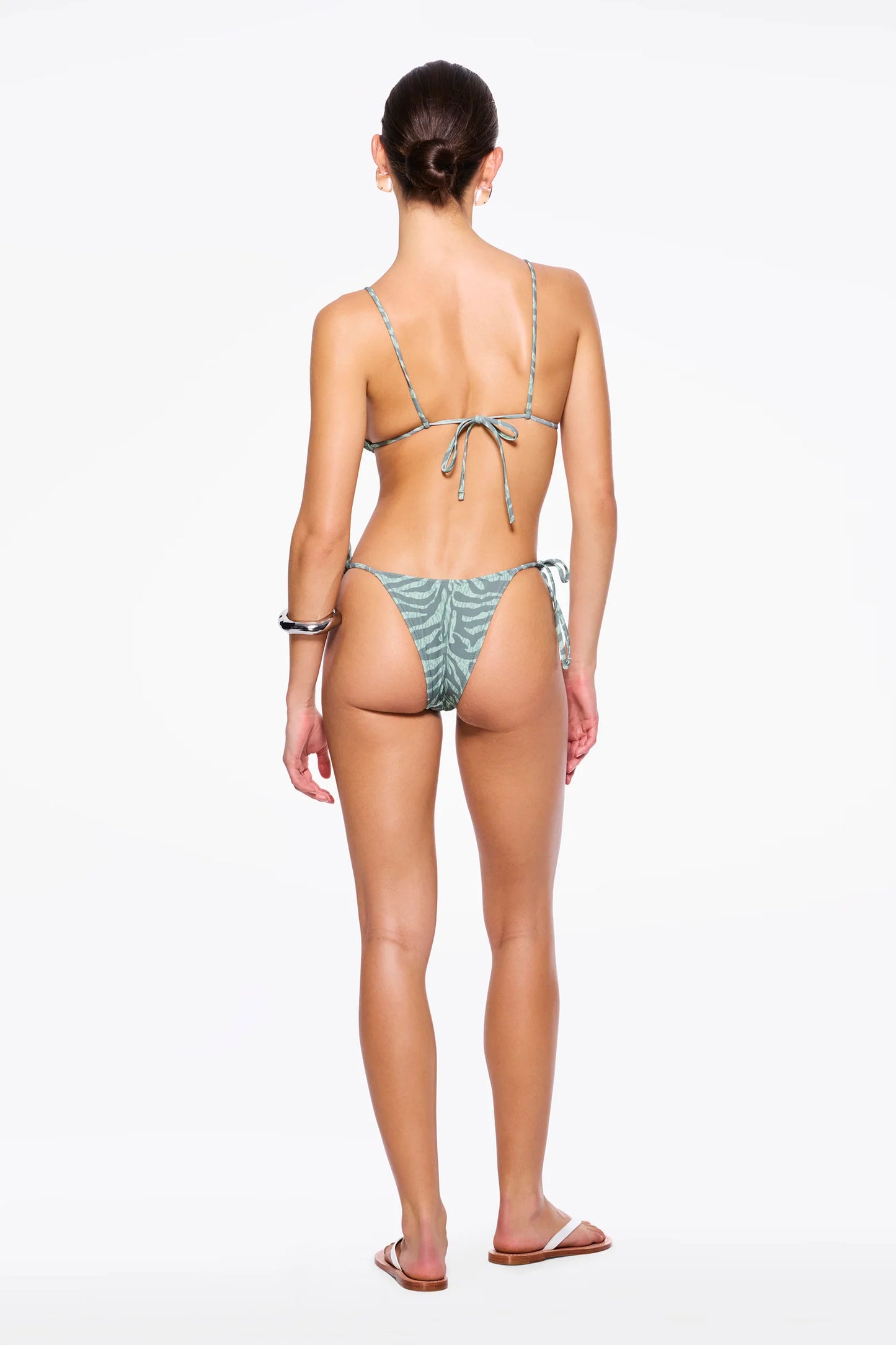 Equator Top In Zebra Sage