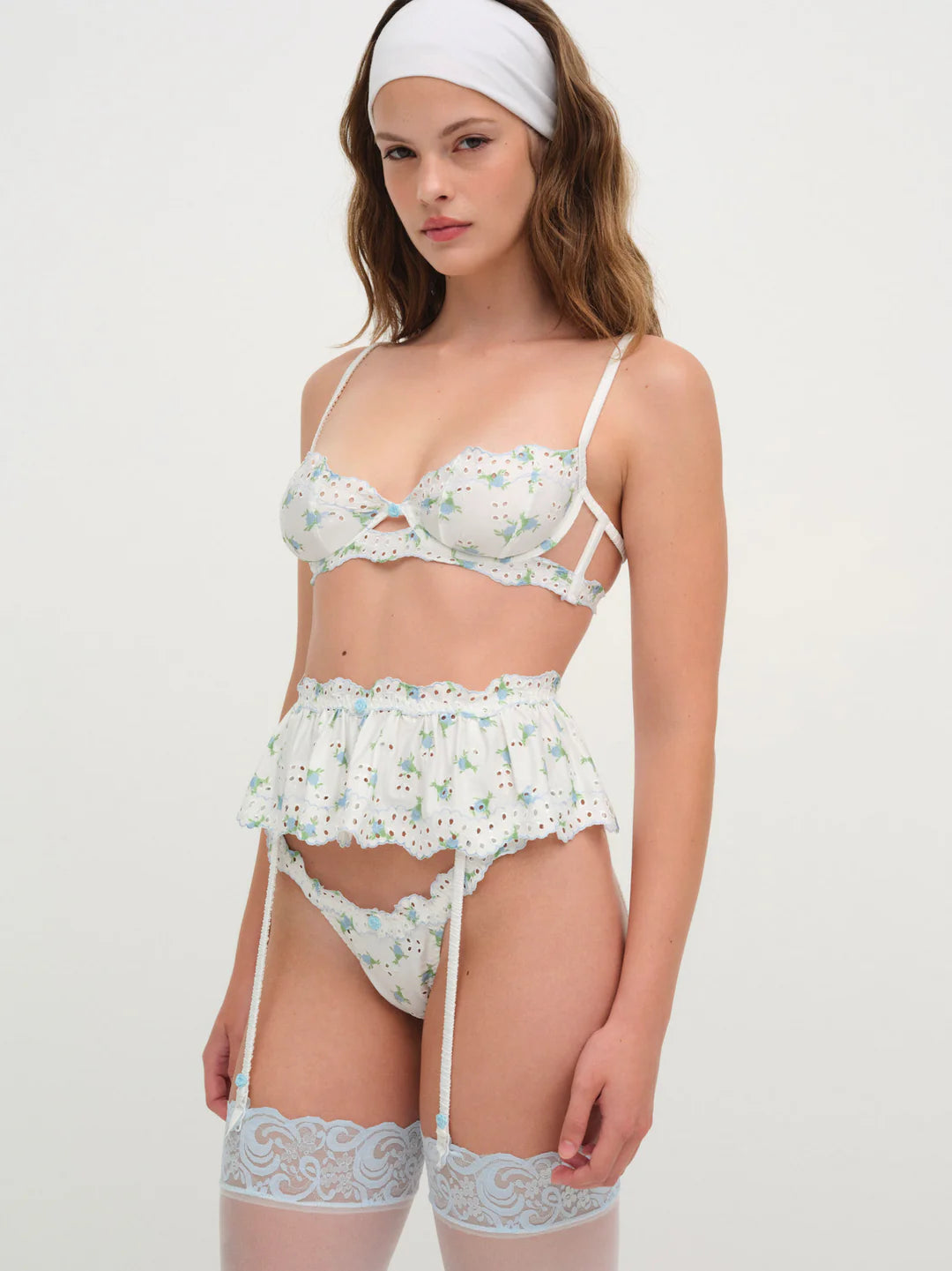 Budding Blossom Garter Belt & Panty