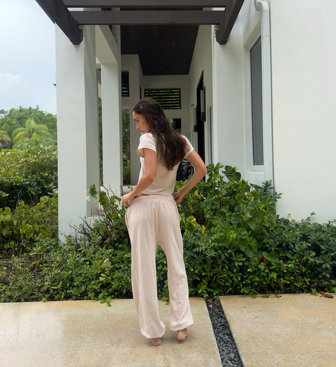 Boyfriend Pocket Sweatpant Dusty Pink