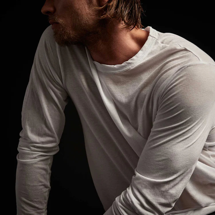 Shirttail Hem Crew