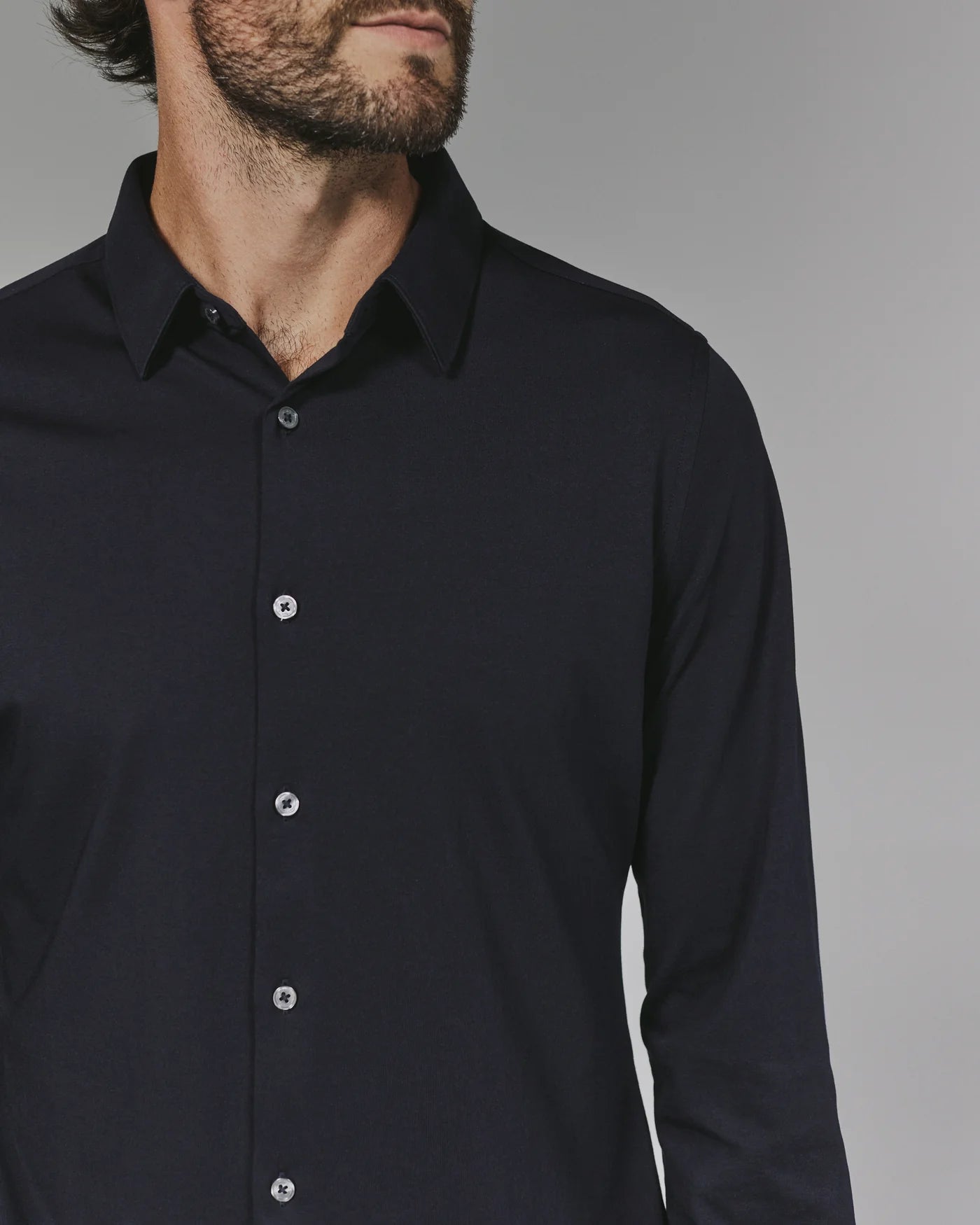 Girona Long Sleeve Shirt Navy