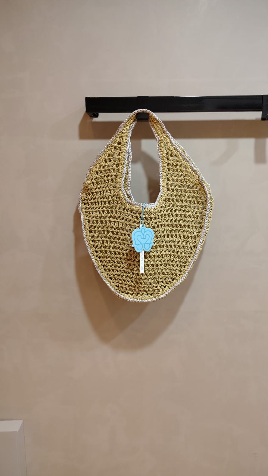 Sara Hand-Crochet Bag Sand