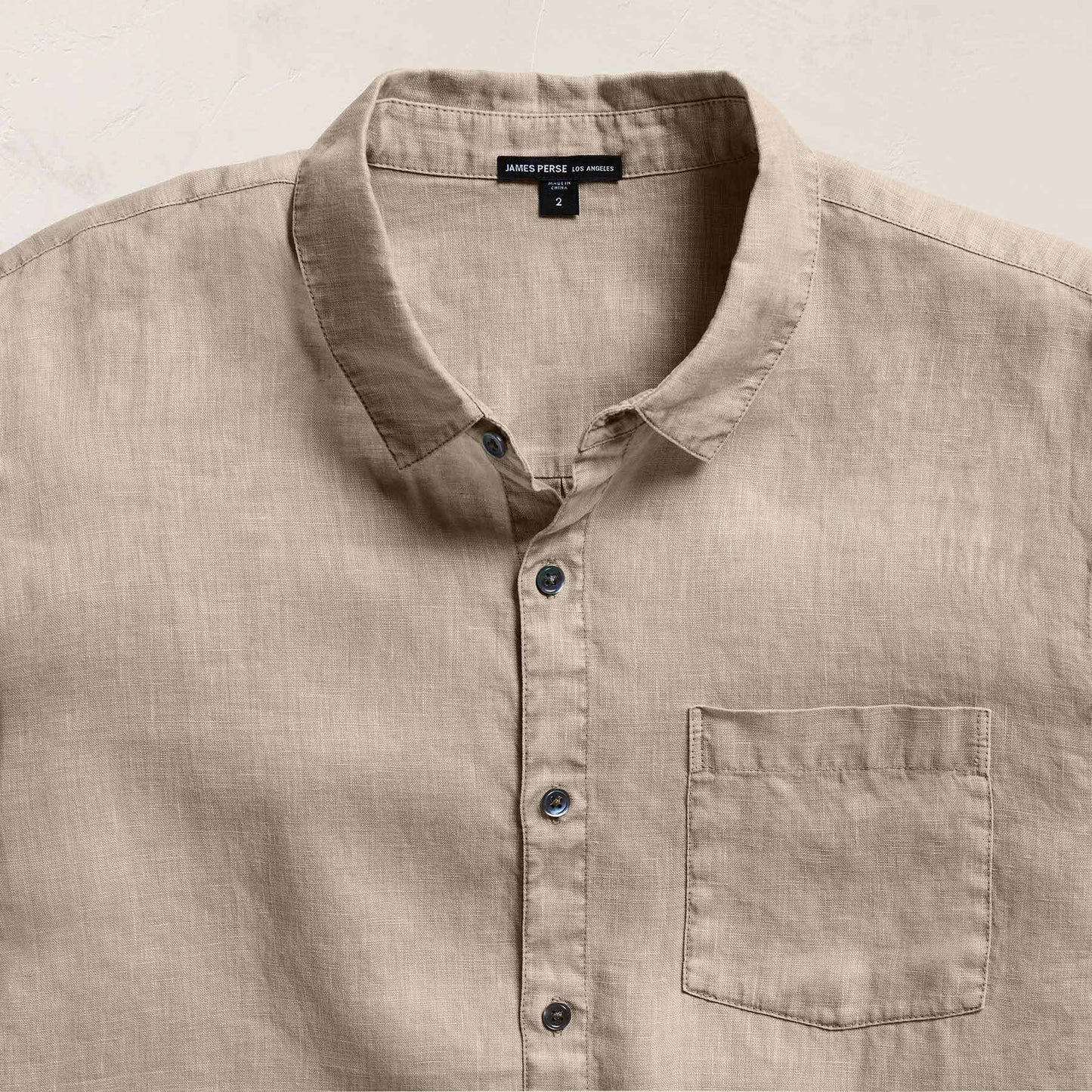 Lightweight Linen Shirt Overcast