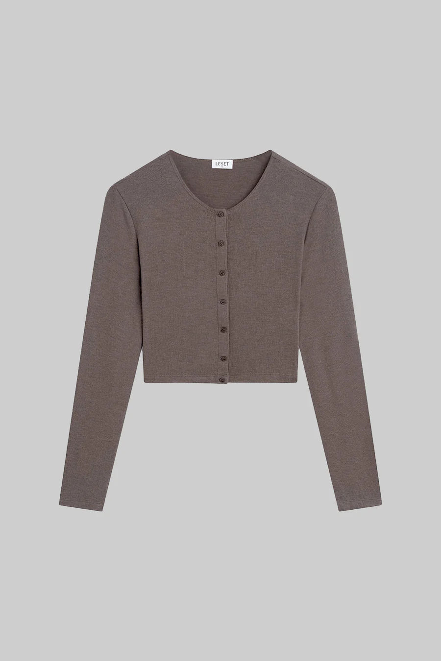 Lauren Crop Cardigan II Brown