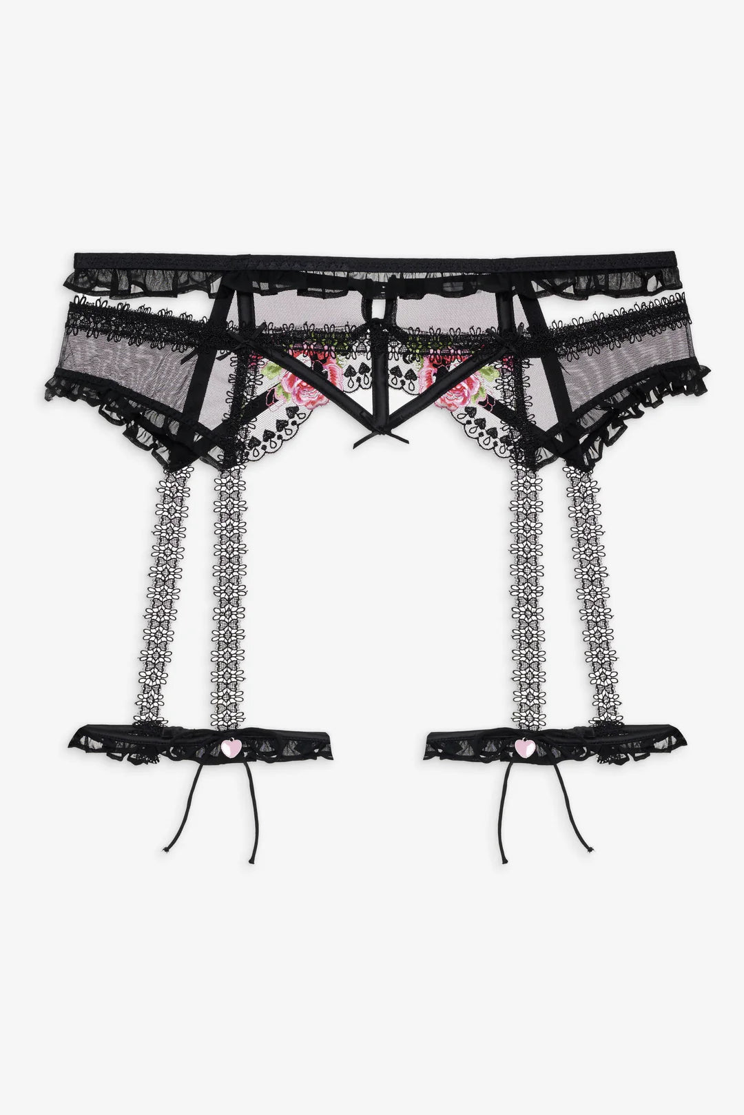 Love Garden Thong & Suspender Belt
