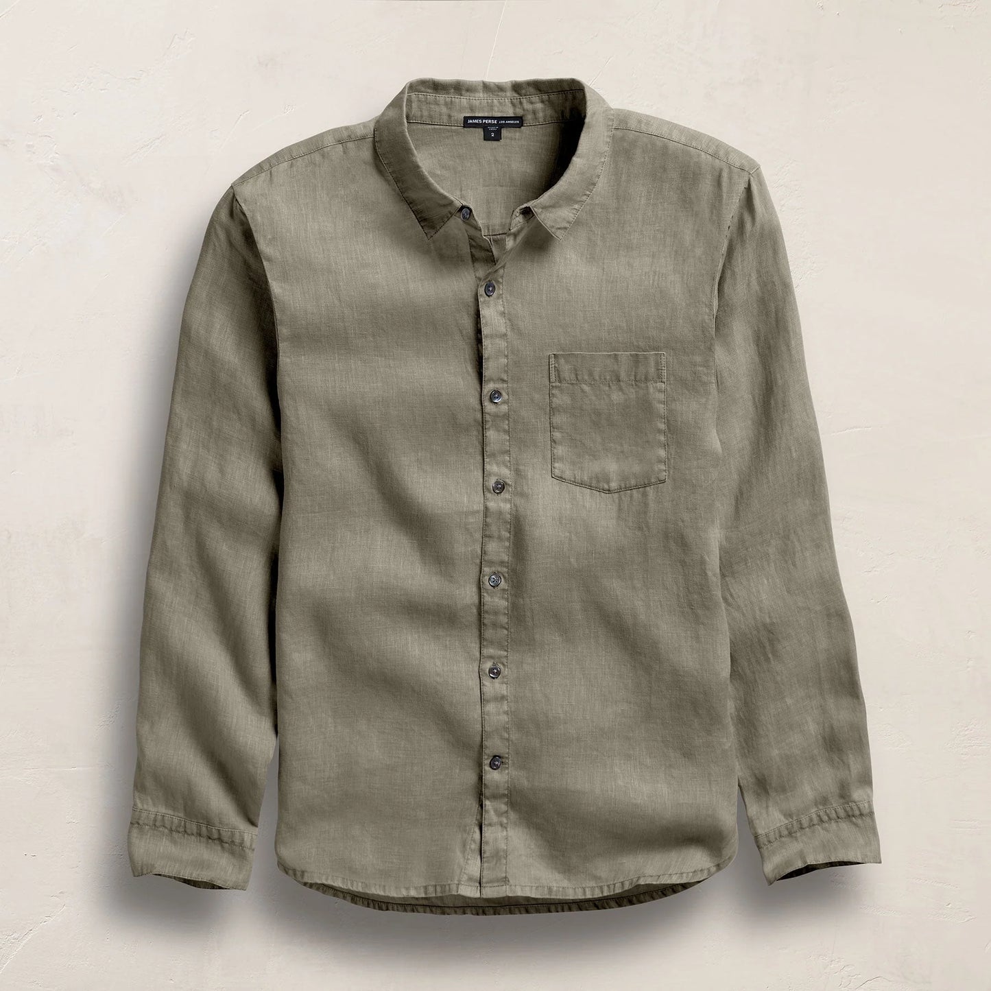 Lightweight Linen Shirt Green