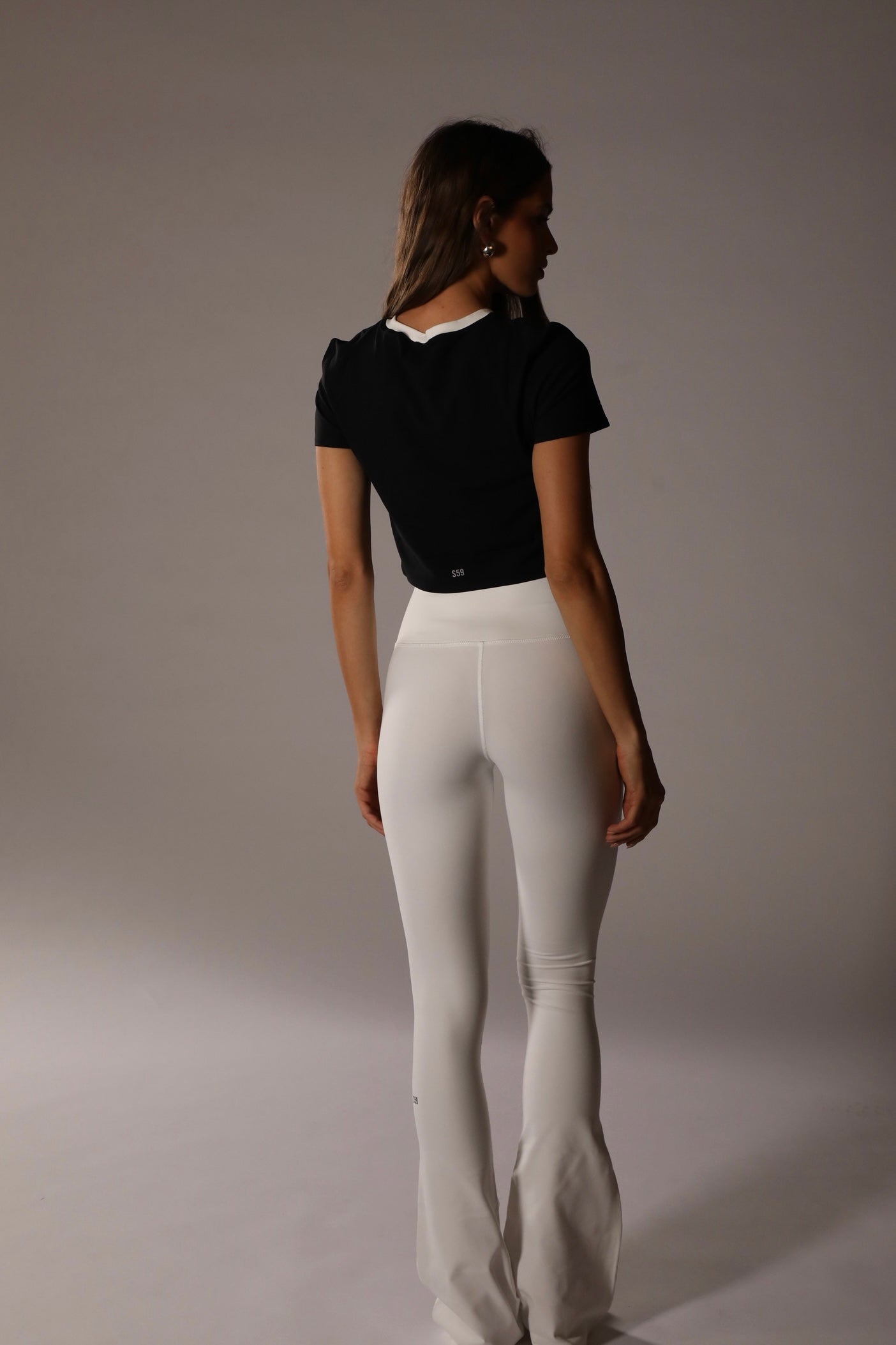 Raquel Flared Legging White