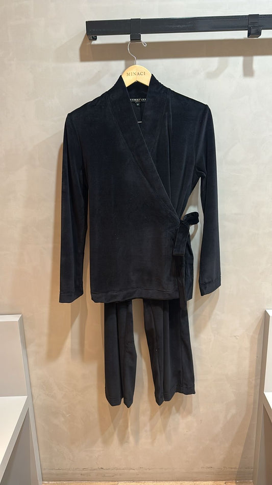 Lounge Set Velvet Black