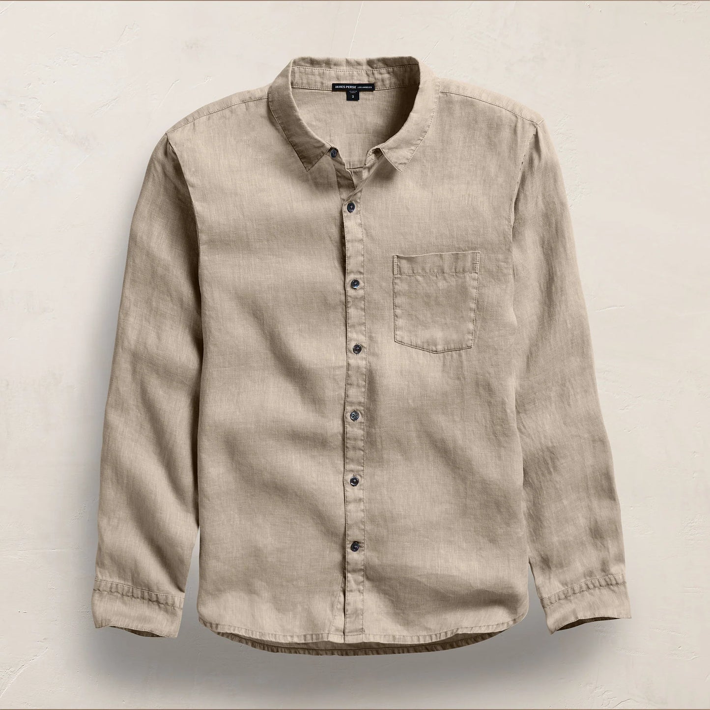 Lightweight Linen Shirt Overcast