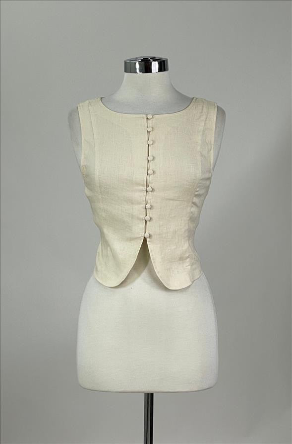 Harley Vest Top Cream