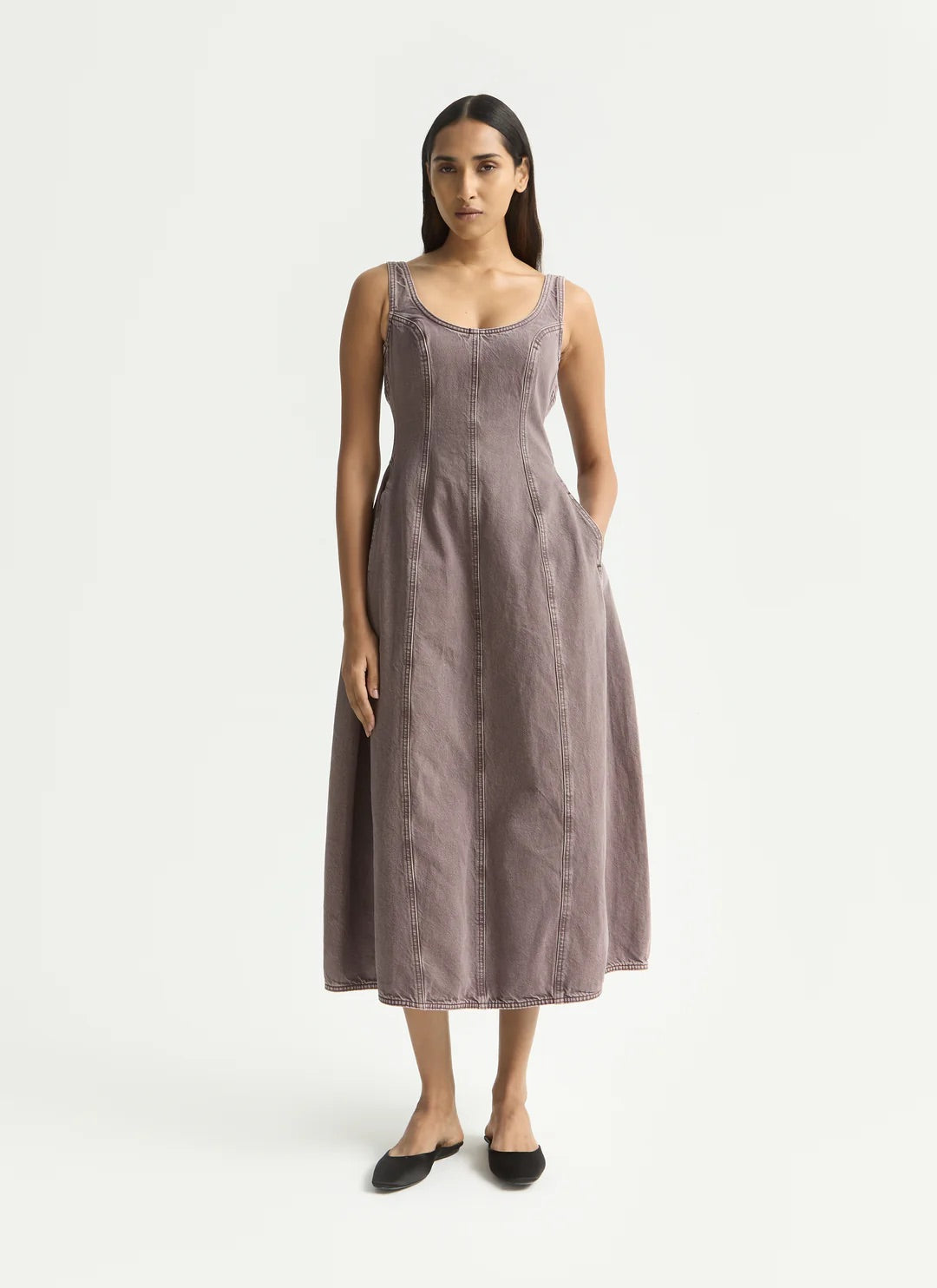 Cocoon Busiter Dress Sparrow