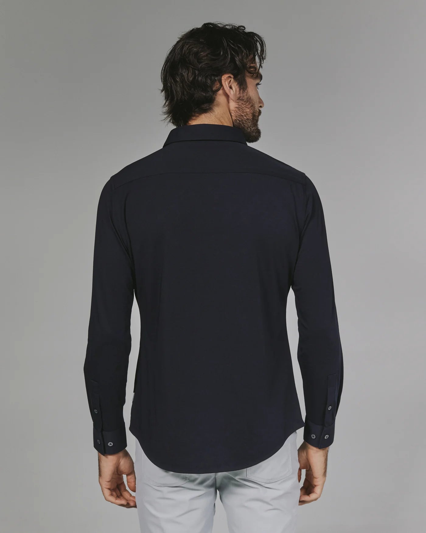 Girona Long Sleeve Shirt Navy