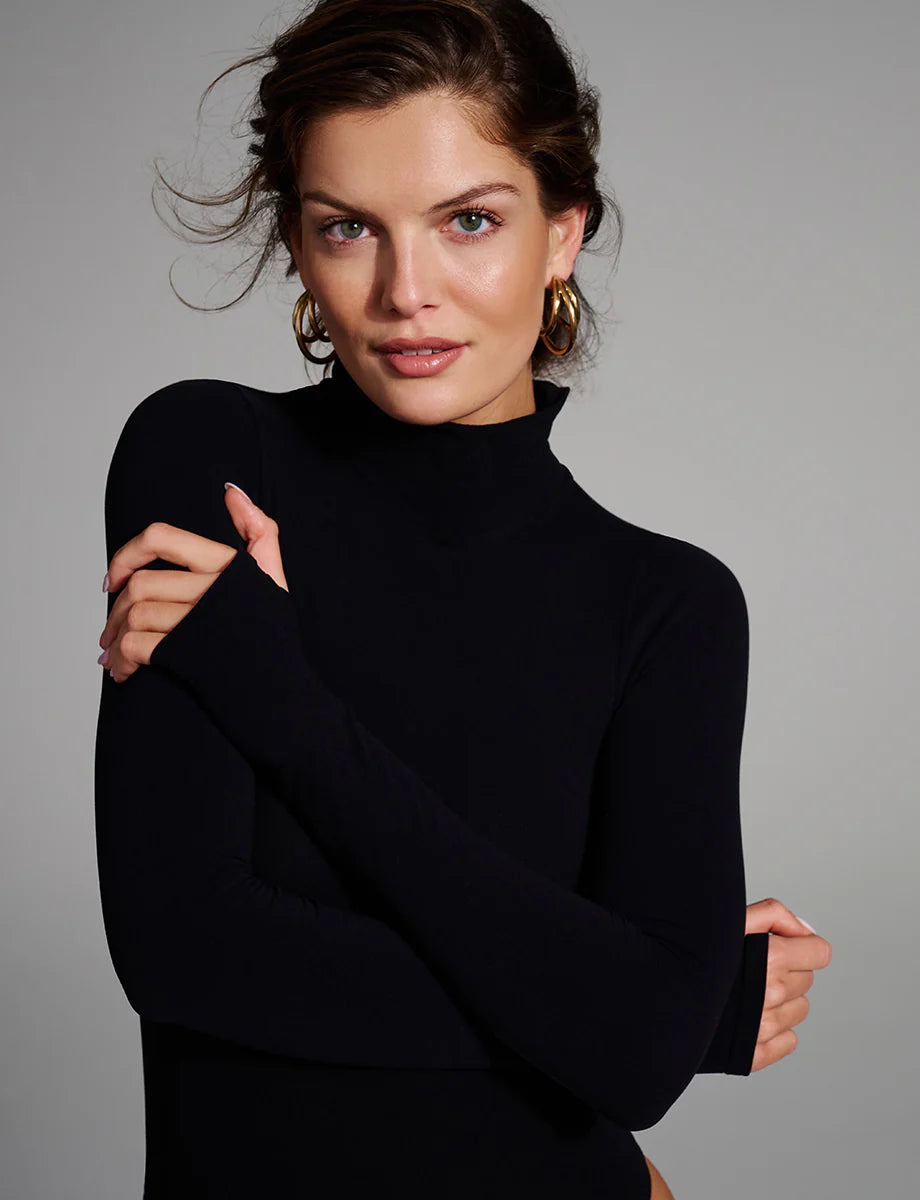 Ballet Turtleneck Bodysuit with Thumbholes
