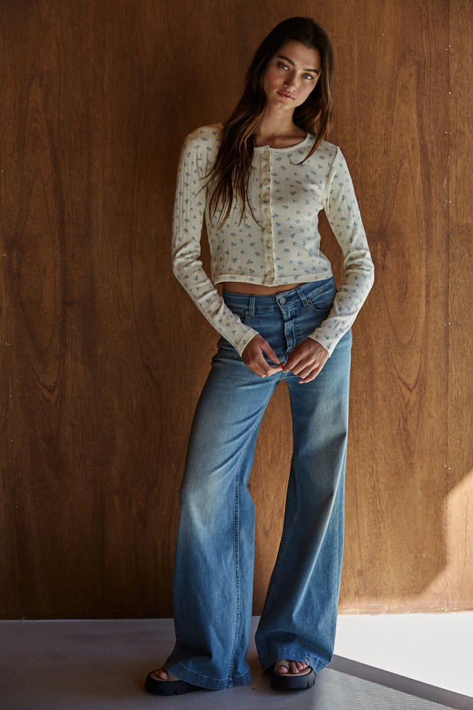 Candi Pointelle Long Sleeve