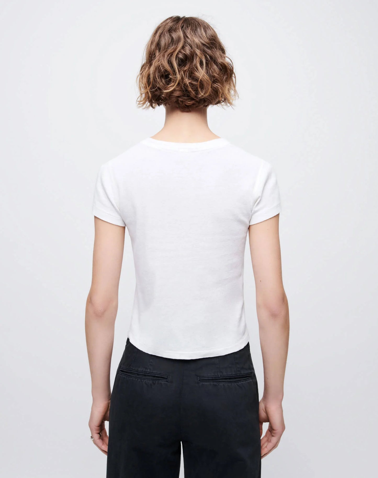 Hanes 90s Pointelle Baby Tee