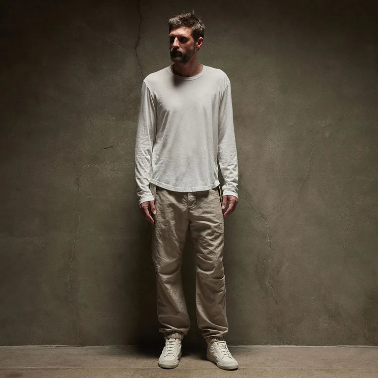 Shirttail Hem Crew