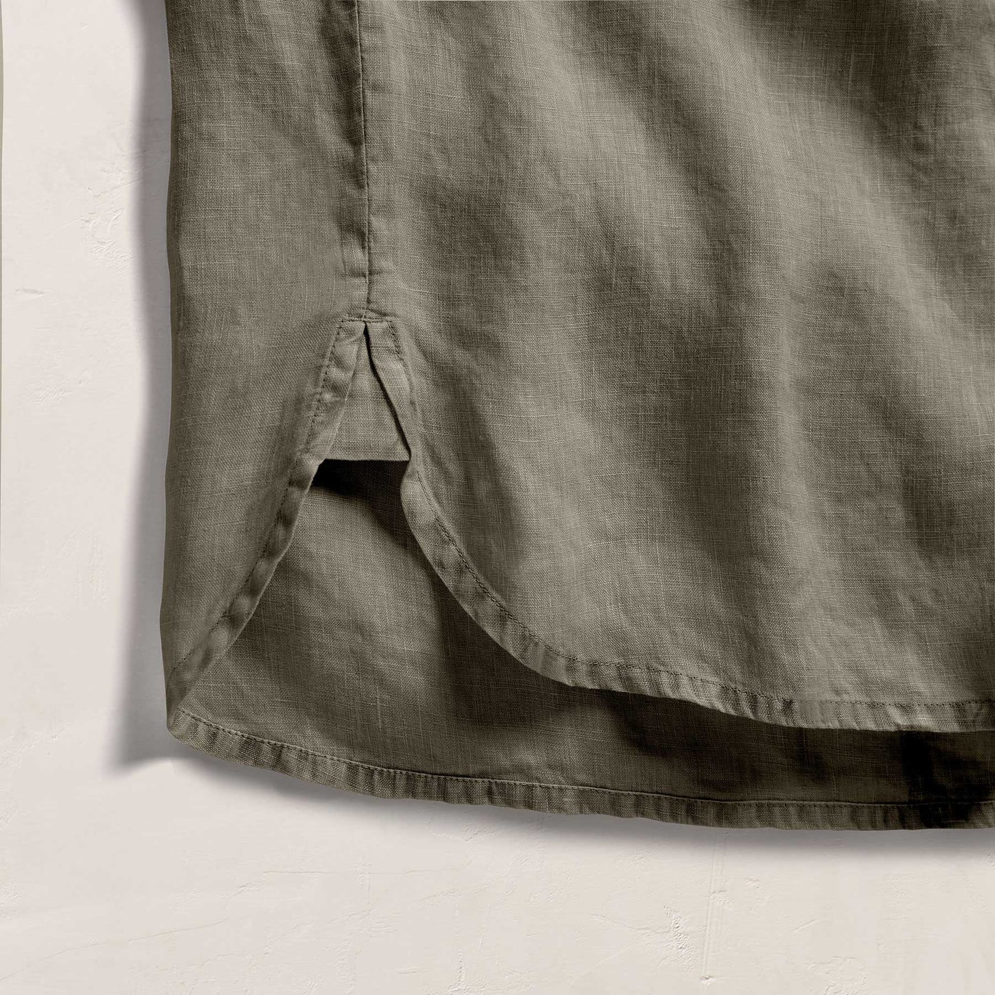 Lightweight Linen Shirt Green