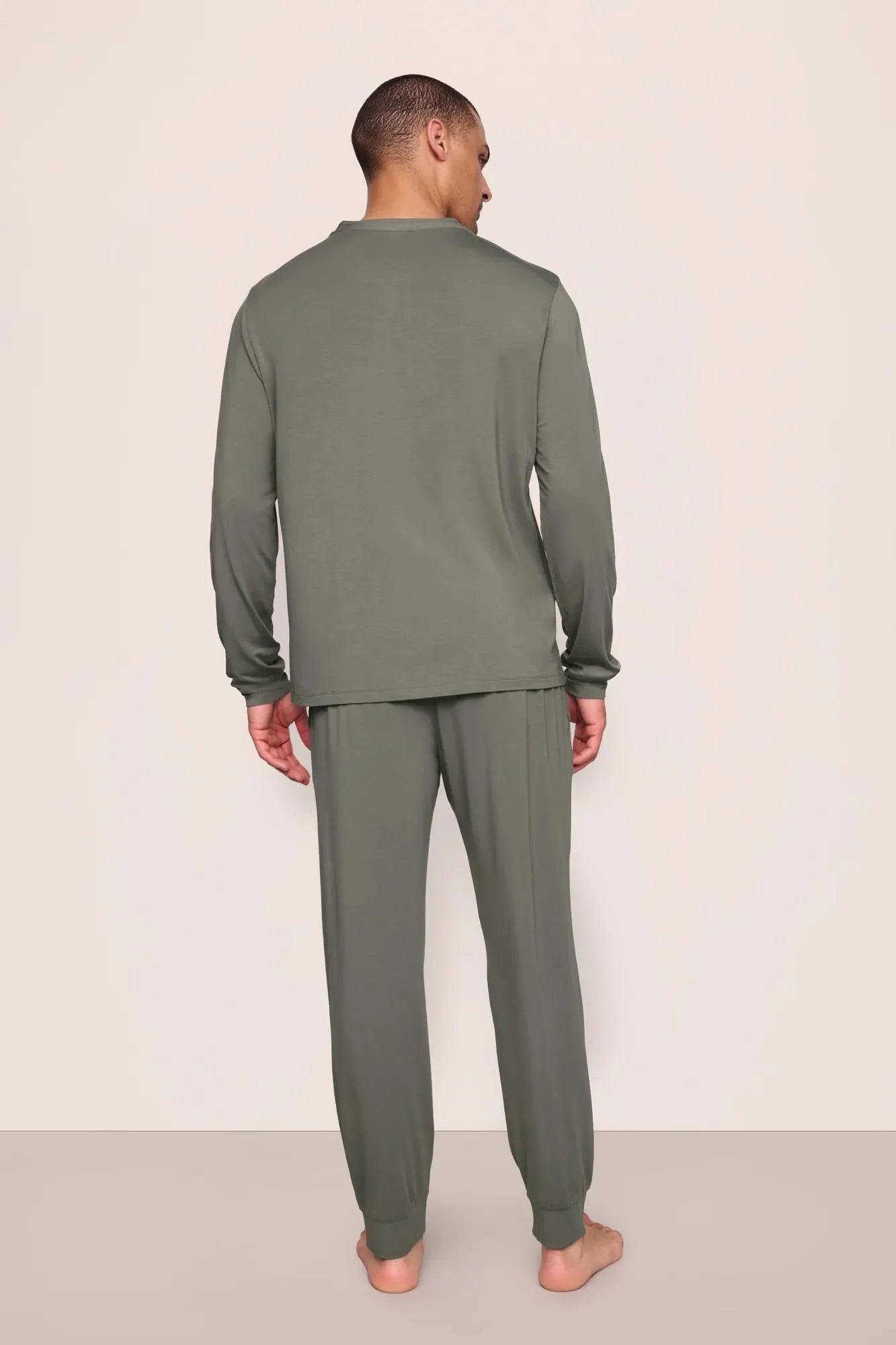 Henry Pj Longsleeve Olive Set
