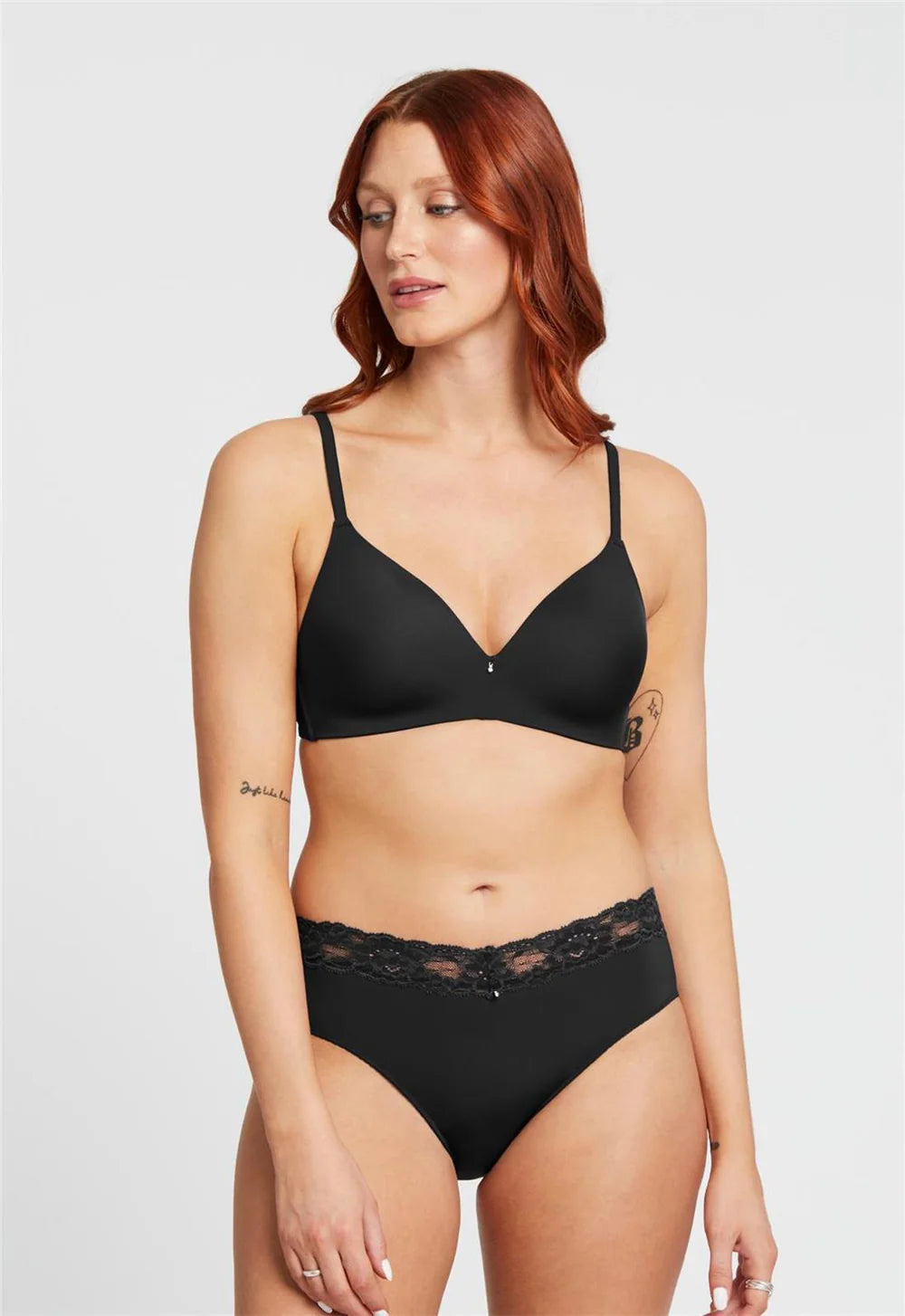 Wire Free T Shirt Bra Black