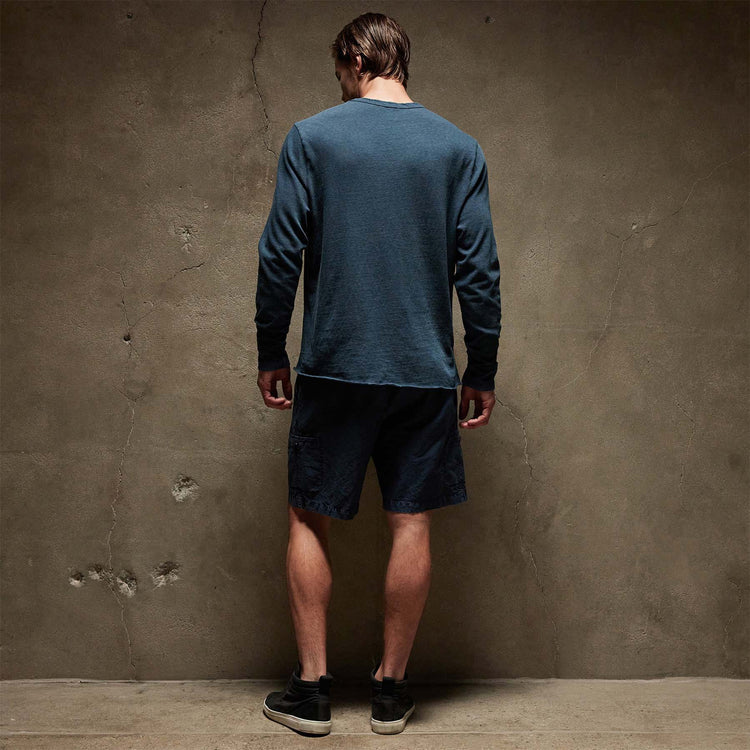 Slub Jersey Long Sleeve Crew