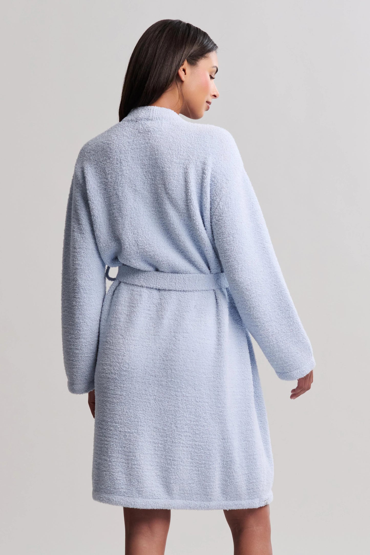 Cozy Chic Solid Robe Blue
