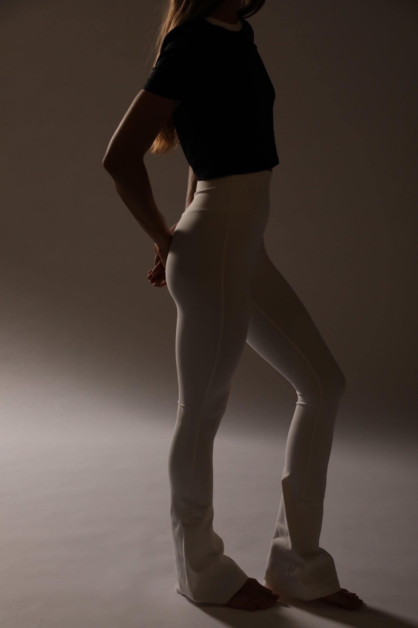 Raquel Flared Legging White