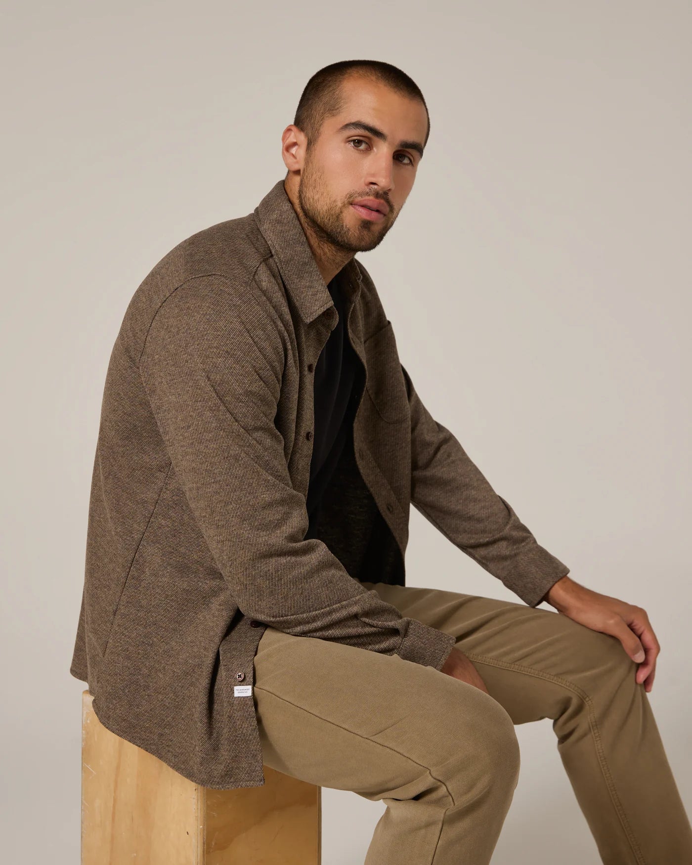 Generation Knit Shirt Brown