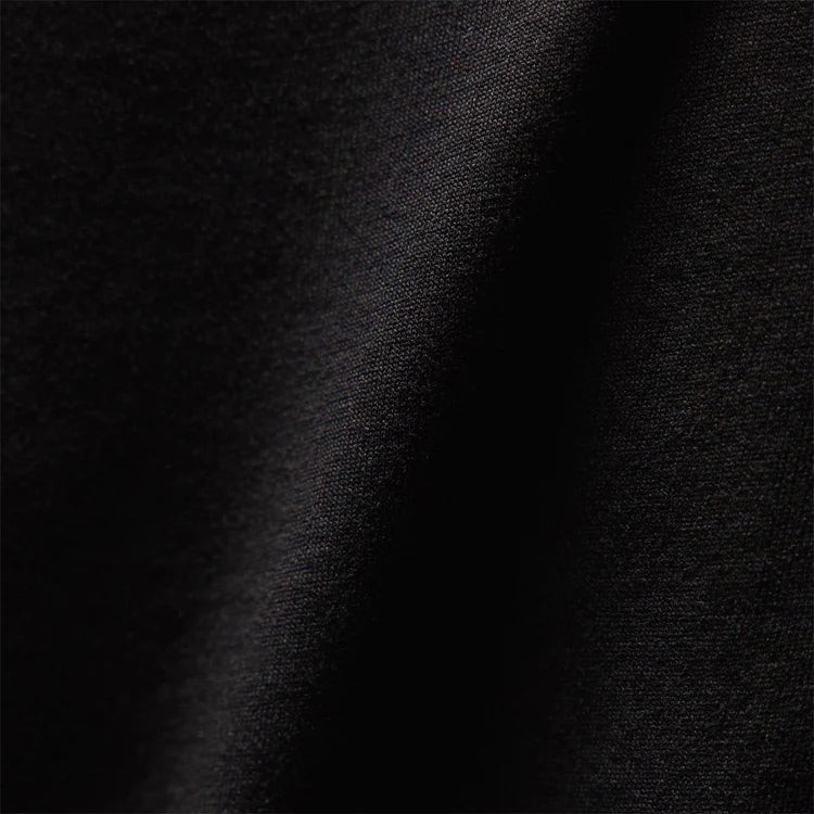 Shirttail Hem Crew Black