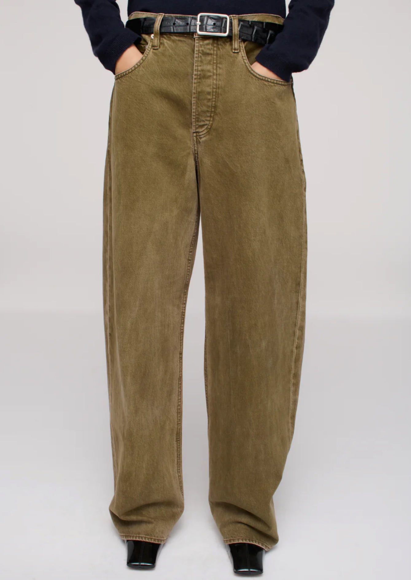 Isle Jeans Dark Olive