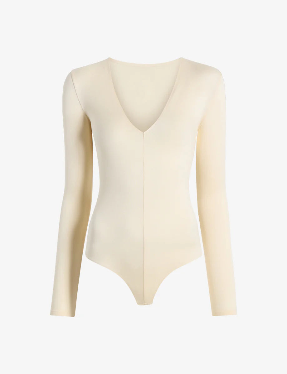 Prima Ballet Deep V Bodysuit