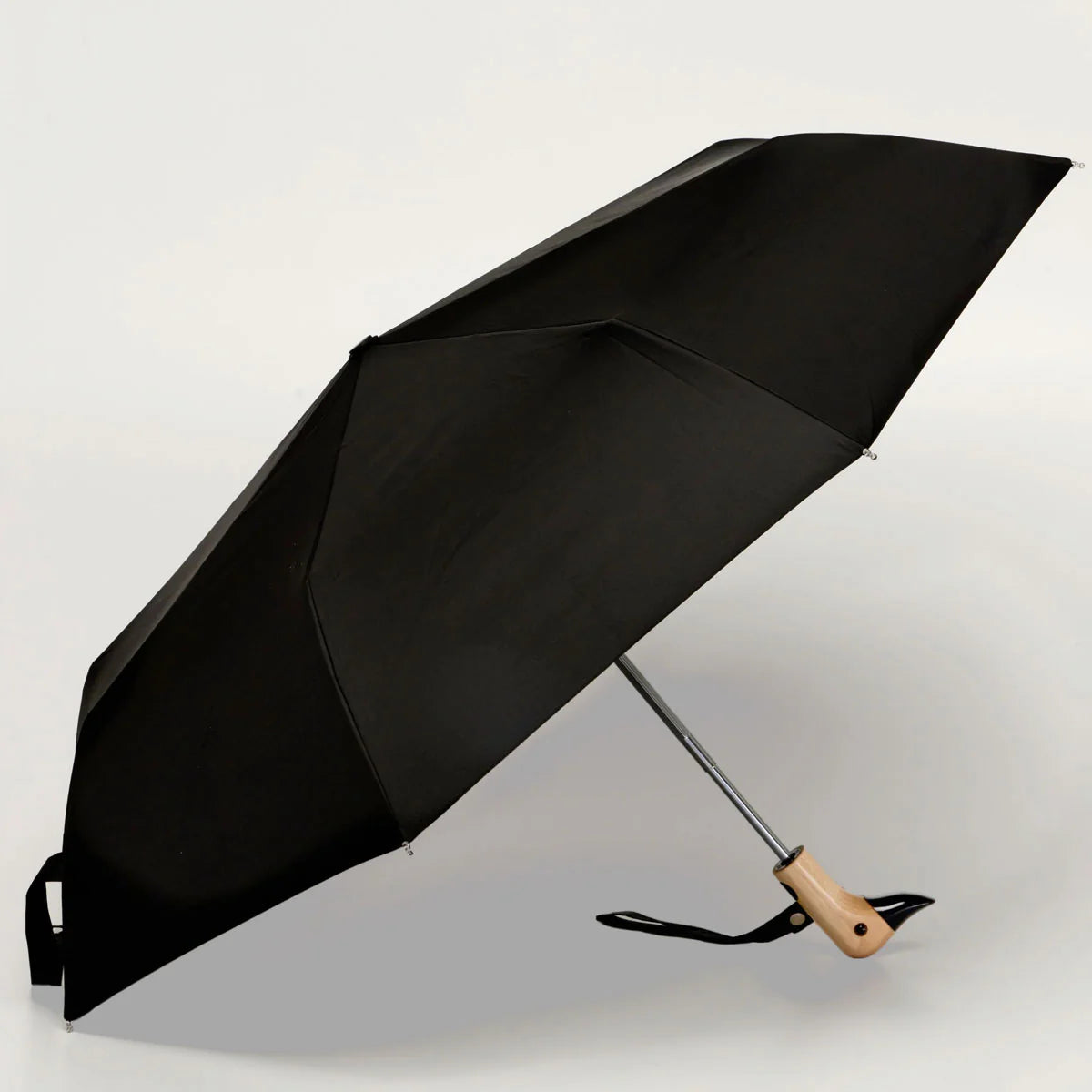 Black Compact Duck Umbrella