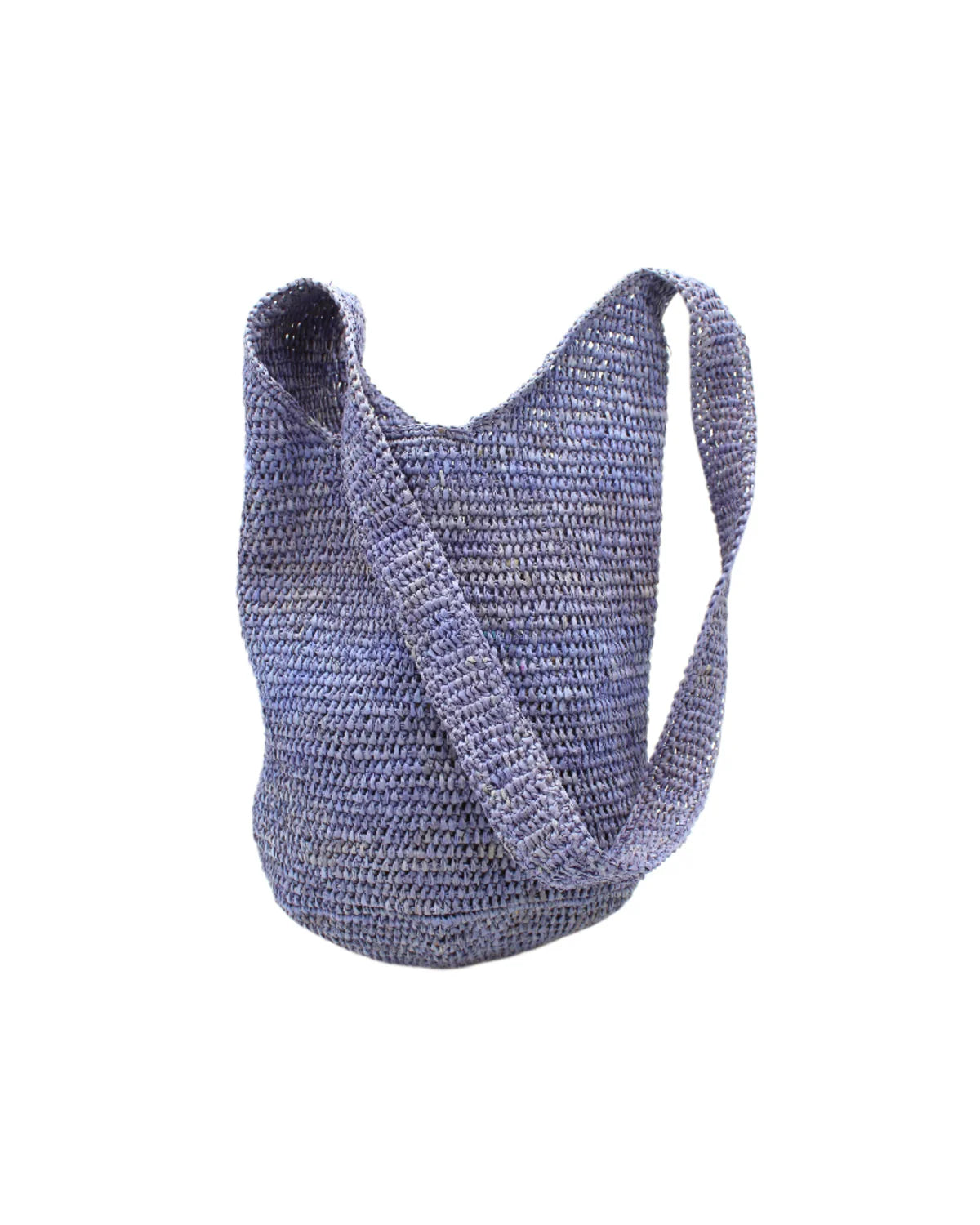 Kiki Crochet Crossbody Bag Denim