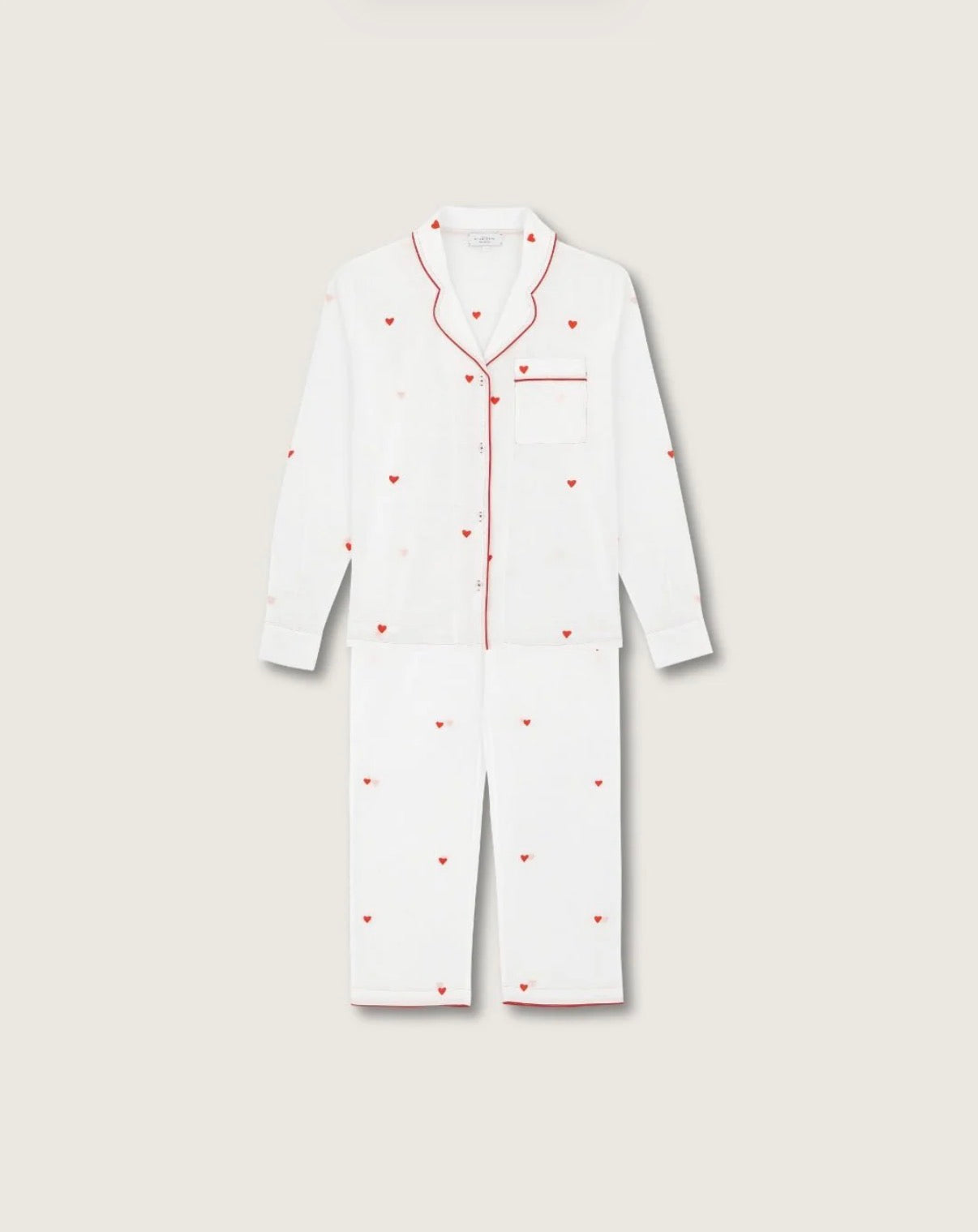 Thelma PJ Hearts Red