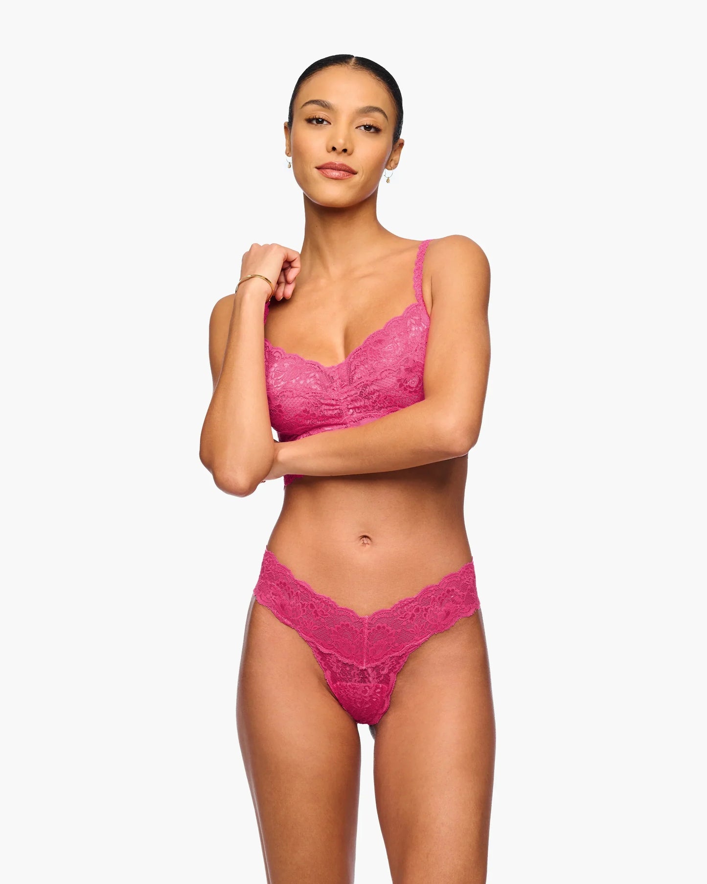 Never Say Never Comfie Thong Rosa Caldo