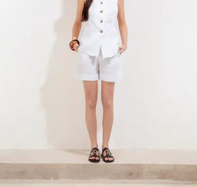 Oxford Vest White