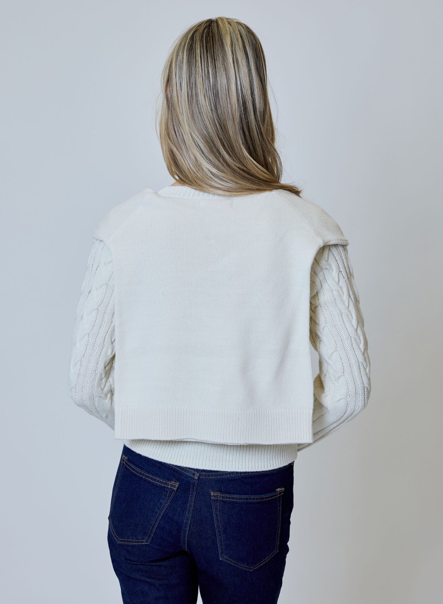 Layered Polo Knit