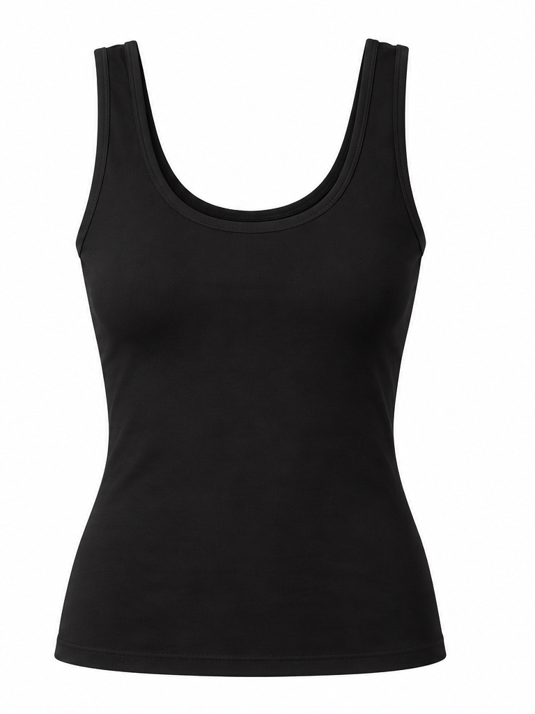 Reversible Tank Crewneck Black
